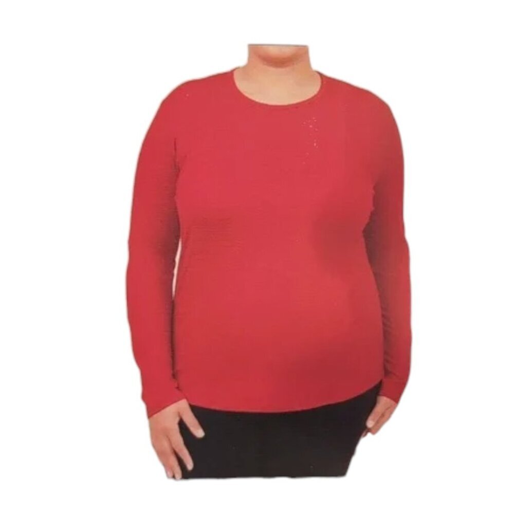 🍀 NEW Seg'Ments Merino Wool Long Sleeve Tee | Red